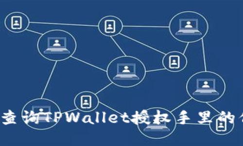 如何查询TPWallet授权手里的信息？