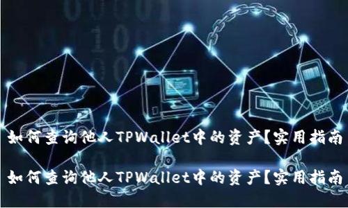 如何查询他人TPWallet中的资产？实用指南

如何查询他人TPWallet中的资产？实用指南