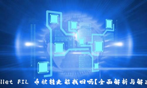 TPWallet FIL 币被转走能找回吗?全面解析与解决方案