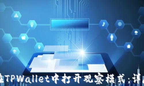 
如何在TPWallet中打开观察模式：详尽指南