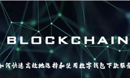 如何快速高效地选择和使用数字钱包下款服务