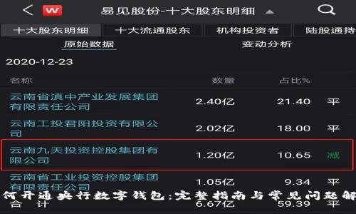 如何开通央行数字钱包:完整指南与常见问题解答
