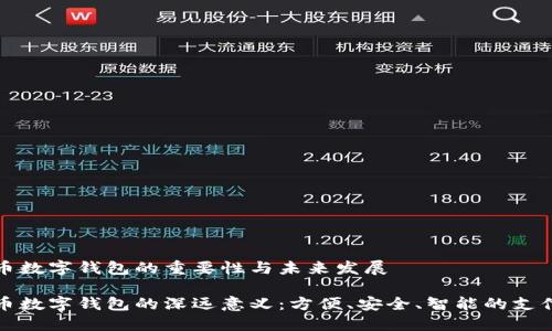 人民币数字钱包的重要性与未来发展

人民币数字钱包的深远意义：方便、安全、智能的支付未来