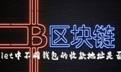 TPWallet中不同钱包的收款地址是否相同？